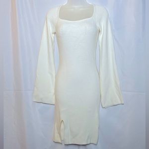 Vestido abrigo blanco